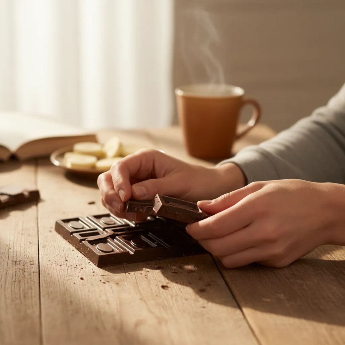 Torras Chocolate Negro con Banana 52% Cacao Sin Azúcar3