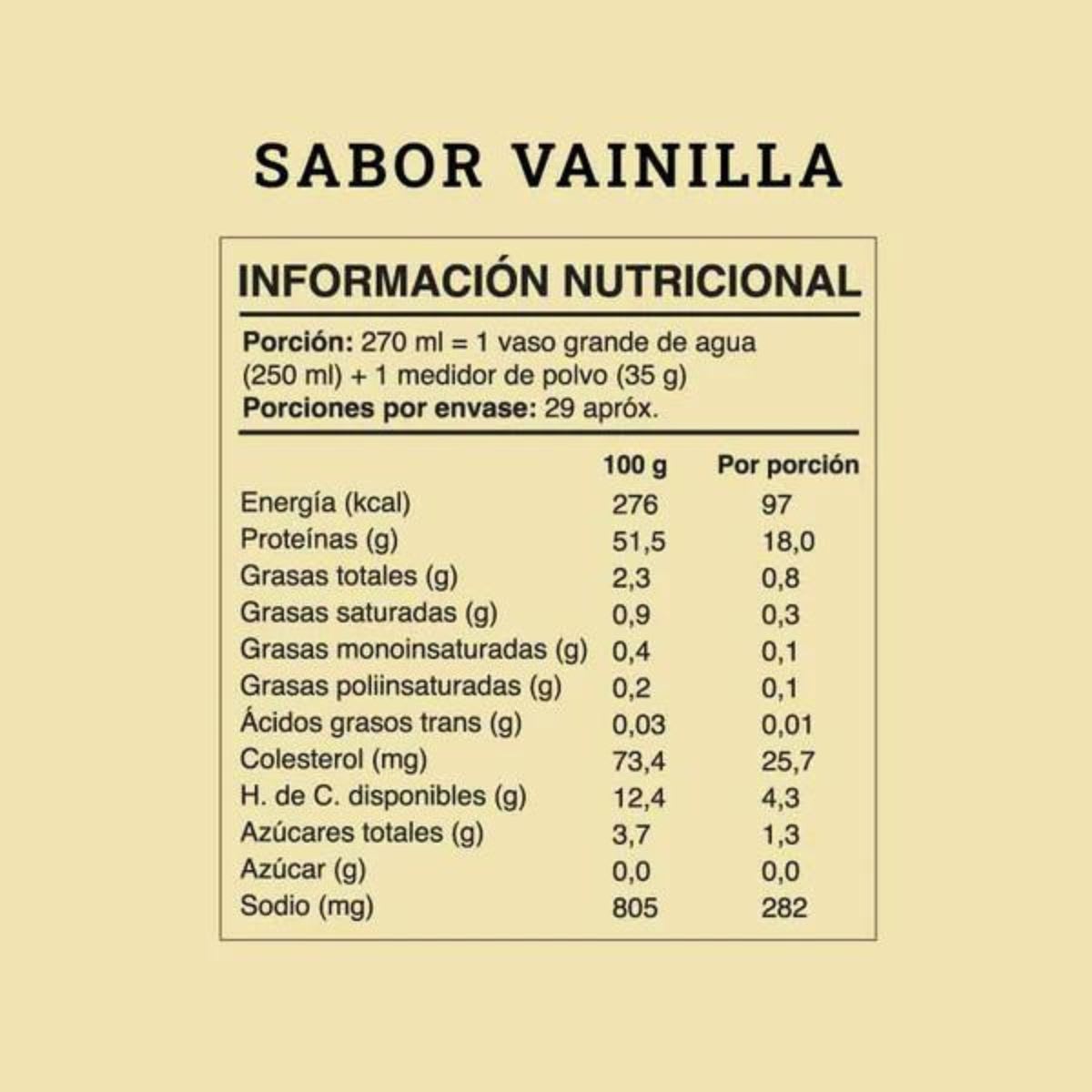 Wild Protein Whey Shake Vainilla 1 Kg3