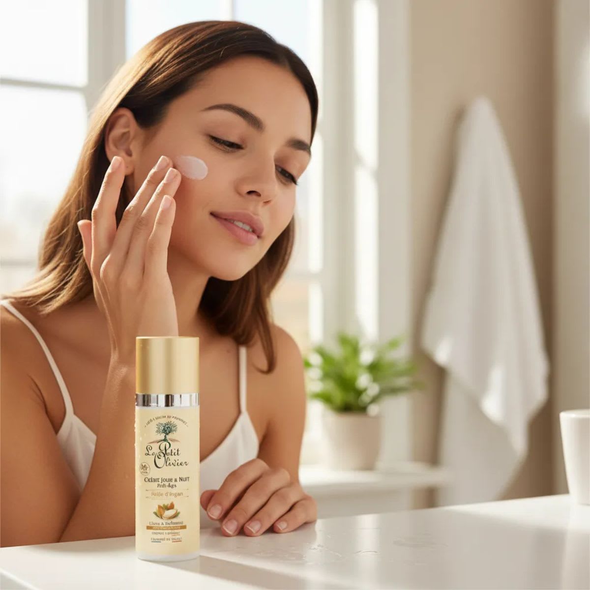 Le Petit Olivier Crema Dia y Noche Anti-Age con Argan 50 mL3