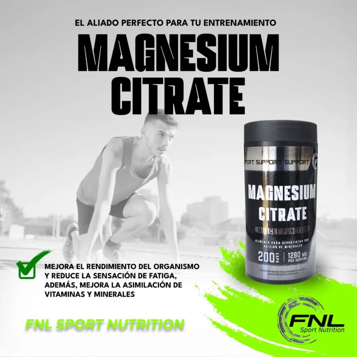 FNL Citrato de Magnesio 1280 mg 200 capsulas3