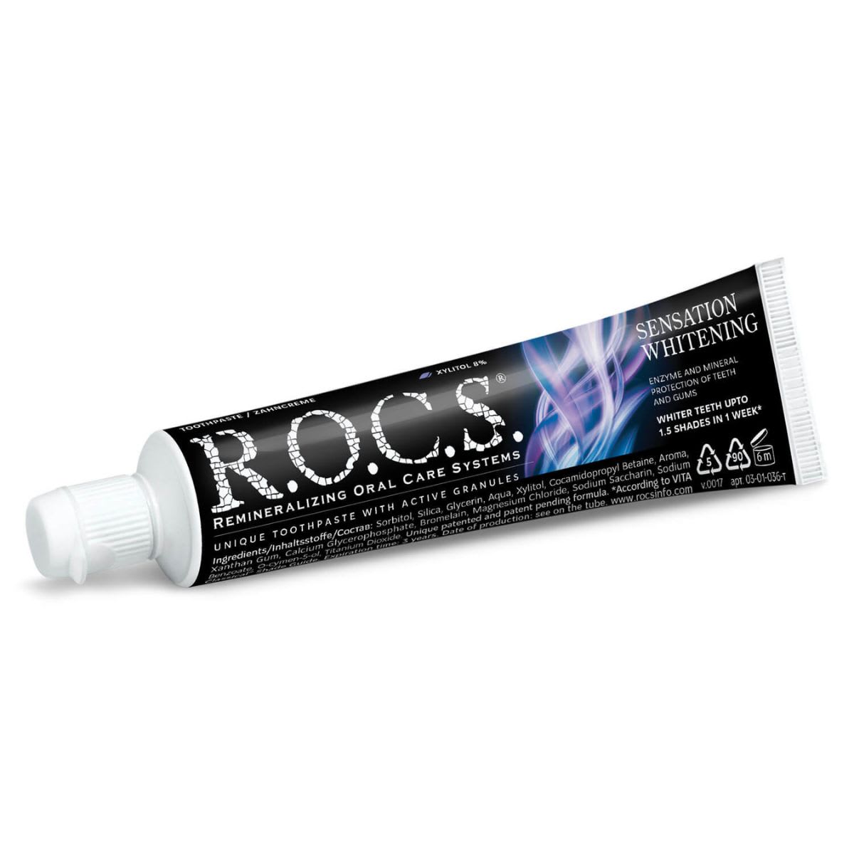 ROCS Pasta Dental Sensation Whitening Extreme Fresh3