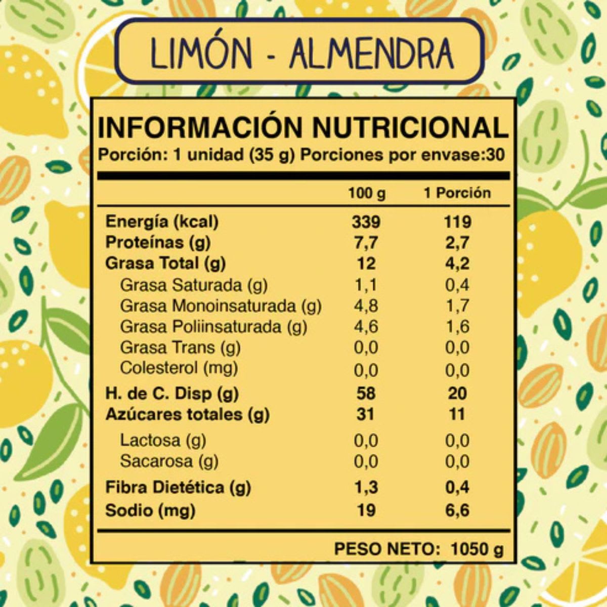 Wild Soul Barrita Limon 35 g X 30 UN3