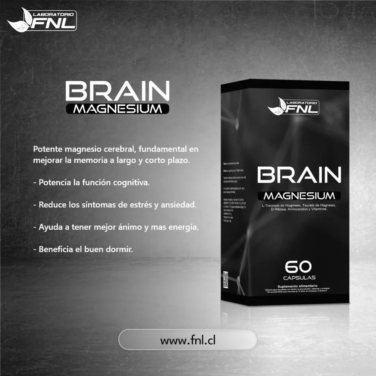 FNL Brain Magnesium 60 capsulas3