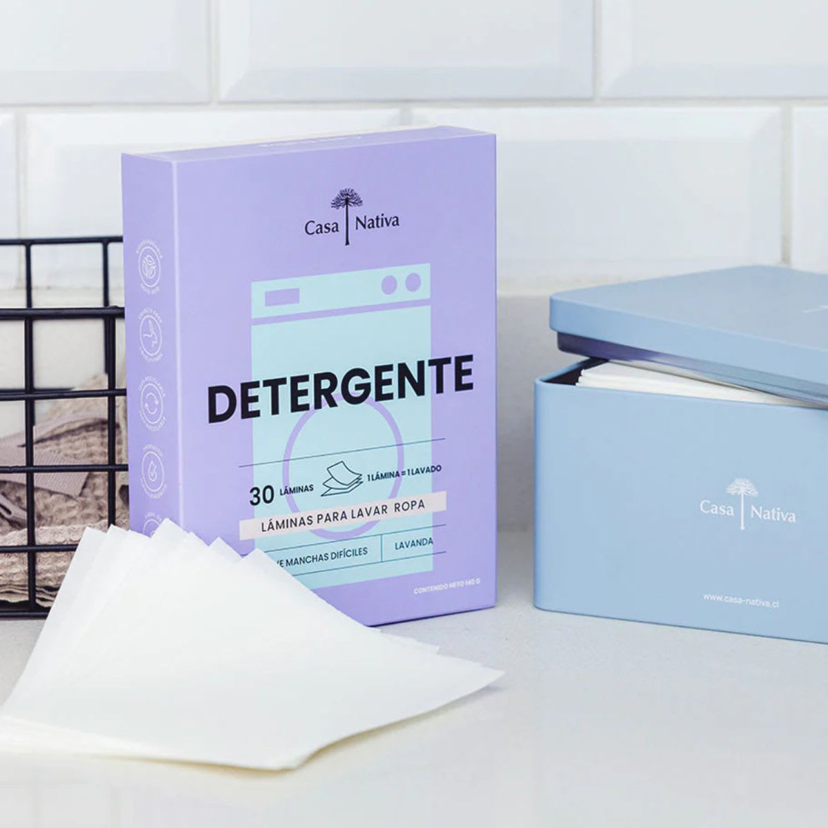 Casa Nativa Detergente en Laminas Lavanda3