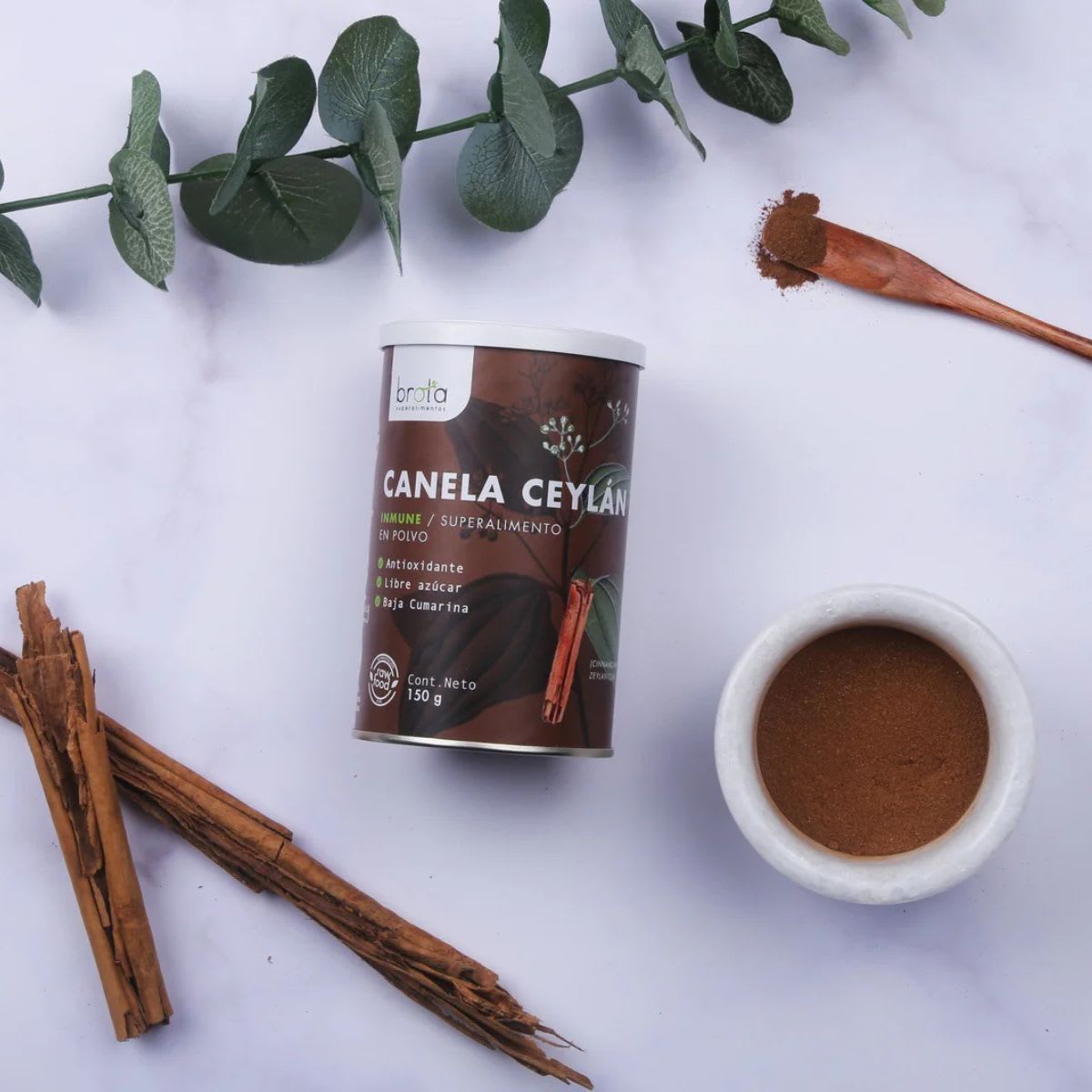 Brota Canela Ceylan en Polvo Inmune3