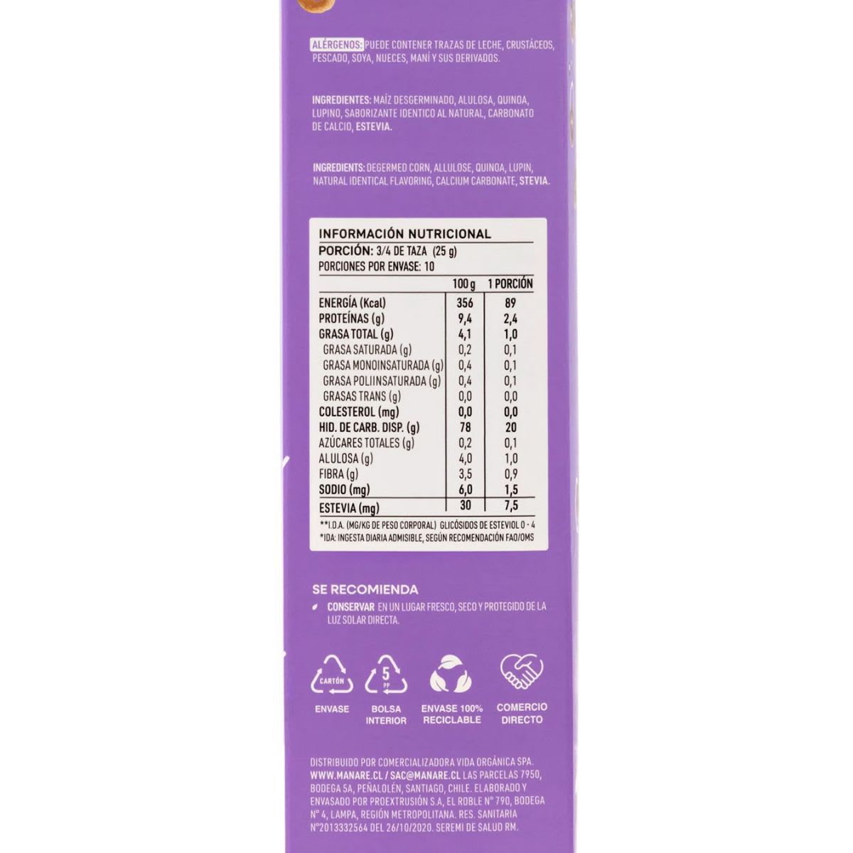 Manare Cereal Dulce Sin Gluten3