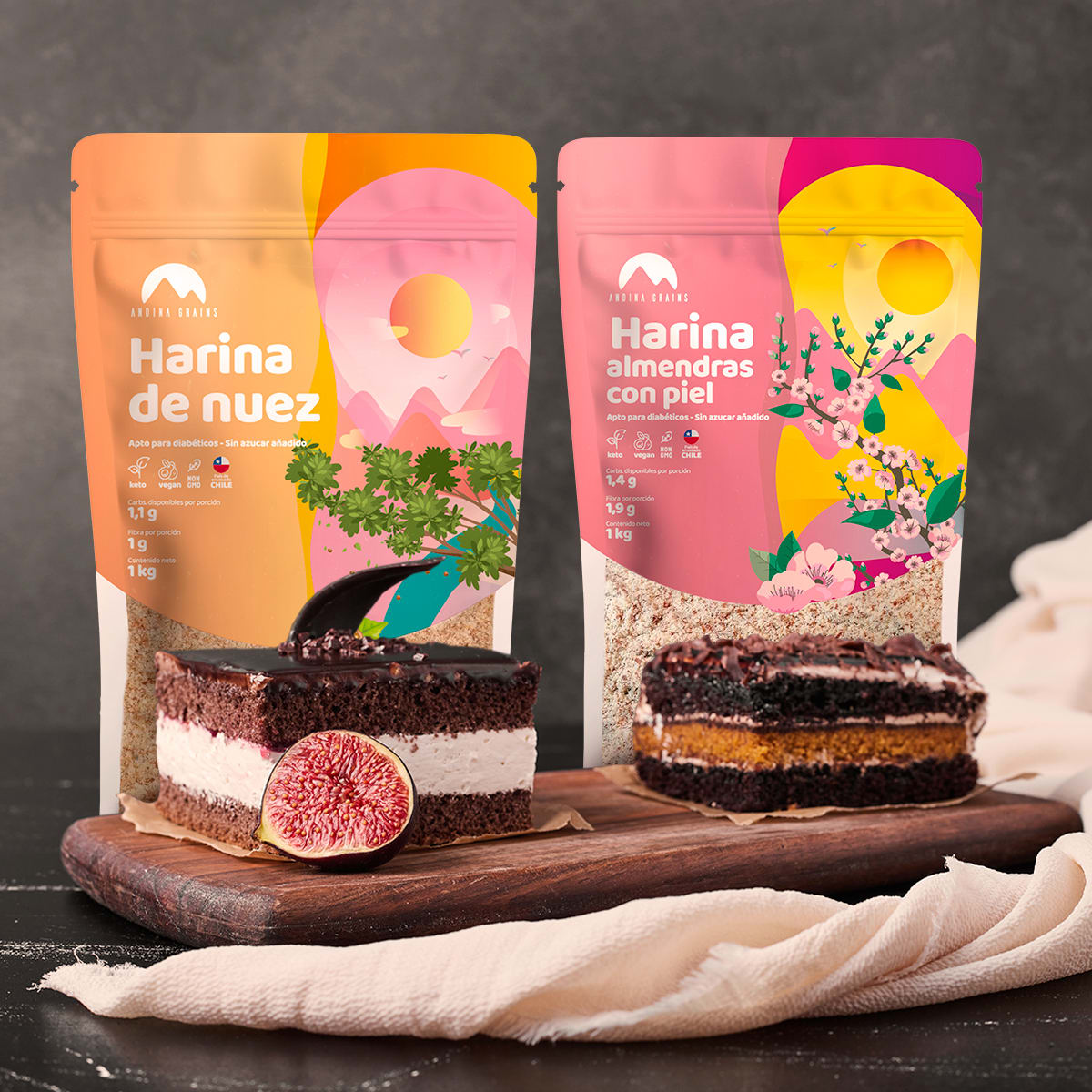 Harina de Almendras con piel + Harina de Nuez 2 x 1 Kg4