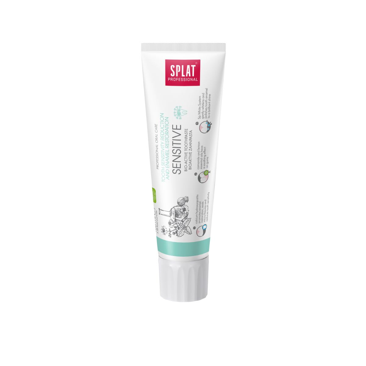 Splat Pasta Dental Blanqueadora Sin Fluor Sensitive3