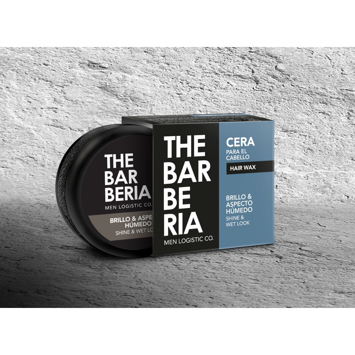 The Barberia Cera Para El Cabello Brillo y Aspecto Humedo3