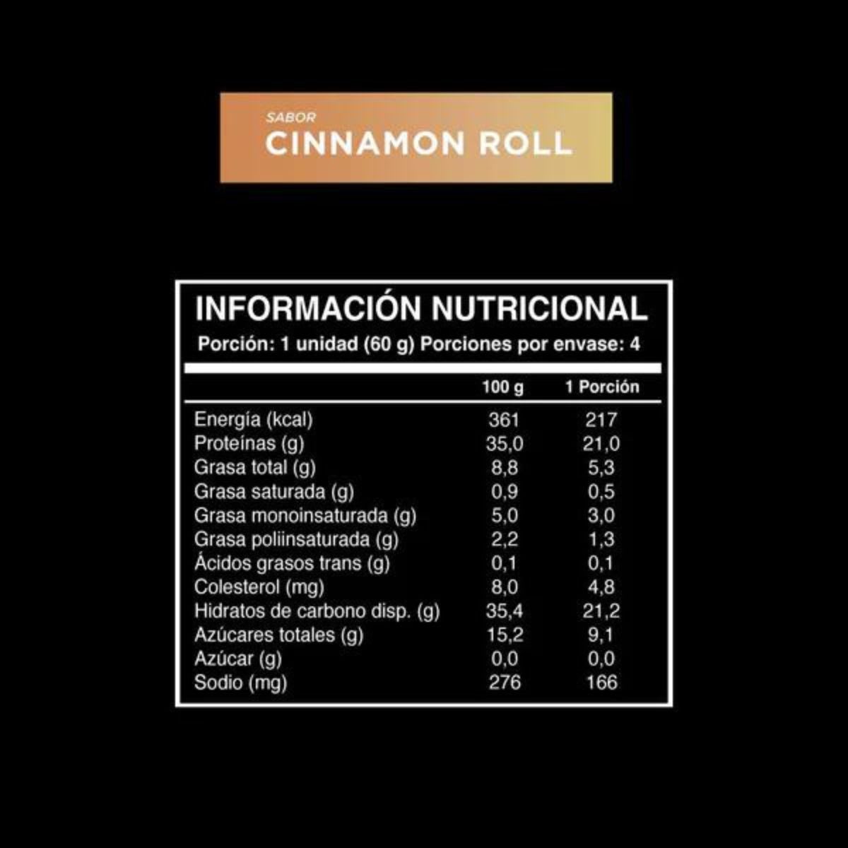 Caja Wild Protein Pro Barra Cinnamon Roll 60 g X 4 UN3