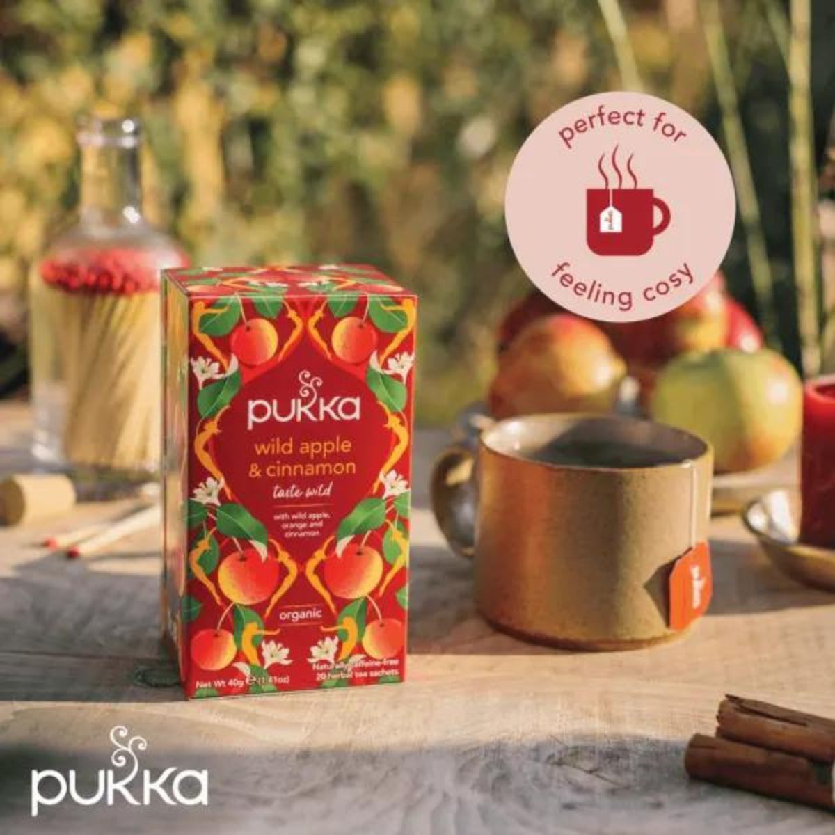 Pukka Wild Apple & Cinnamon 20 Bolsitas X 4 UN2