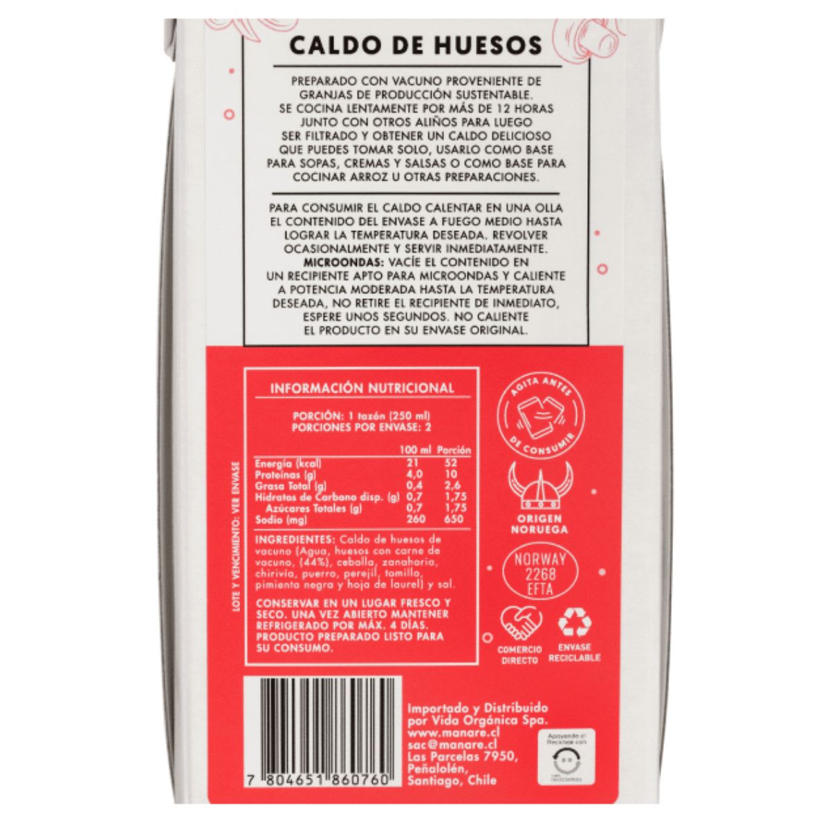 Caldo de Huesos Vacuno 500 mL3