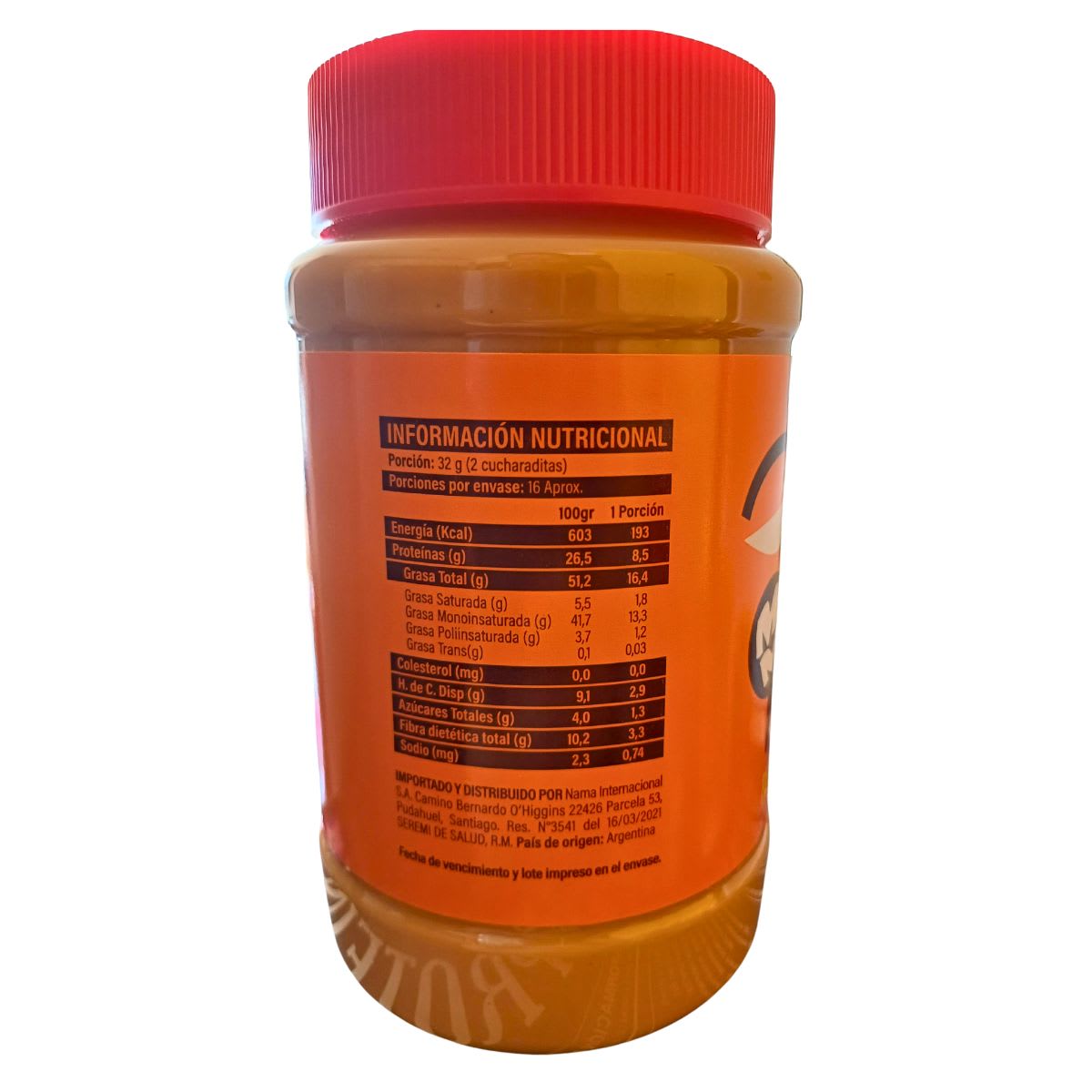 Mantequilla de Mani Natural 500 g2