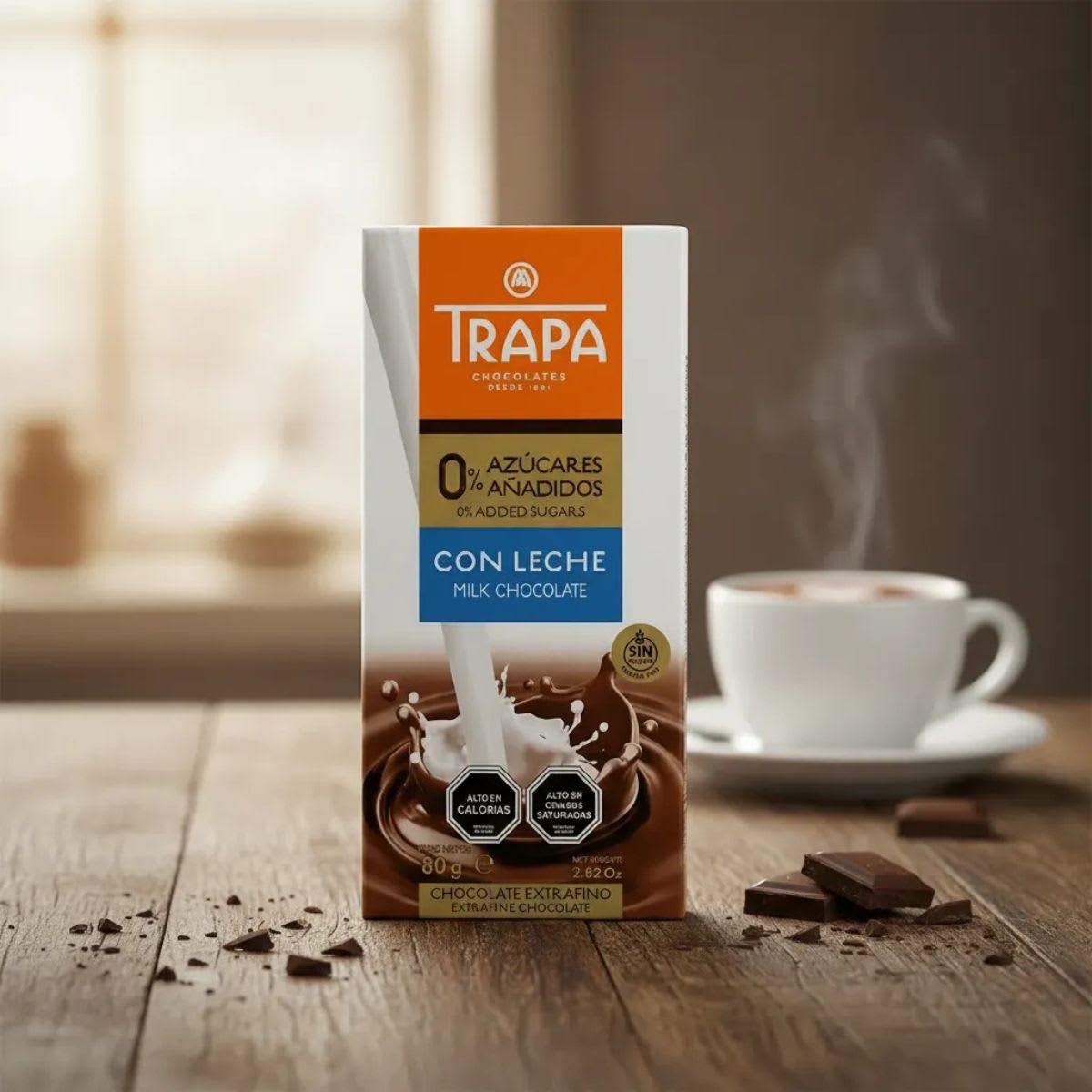 Trapa Chocolate con Leche Sin Azucar Sin Gluten3