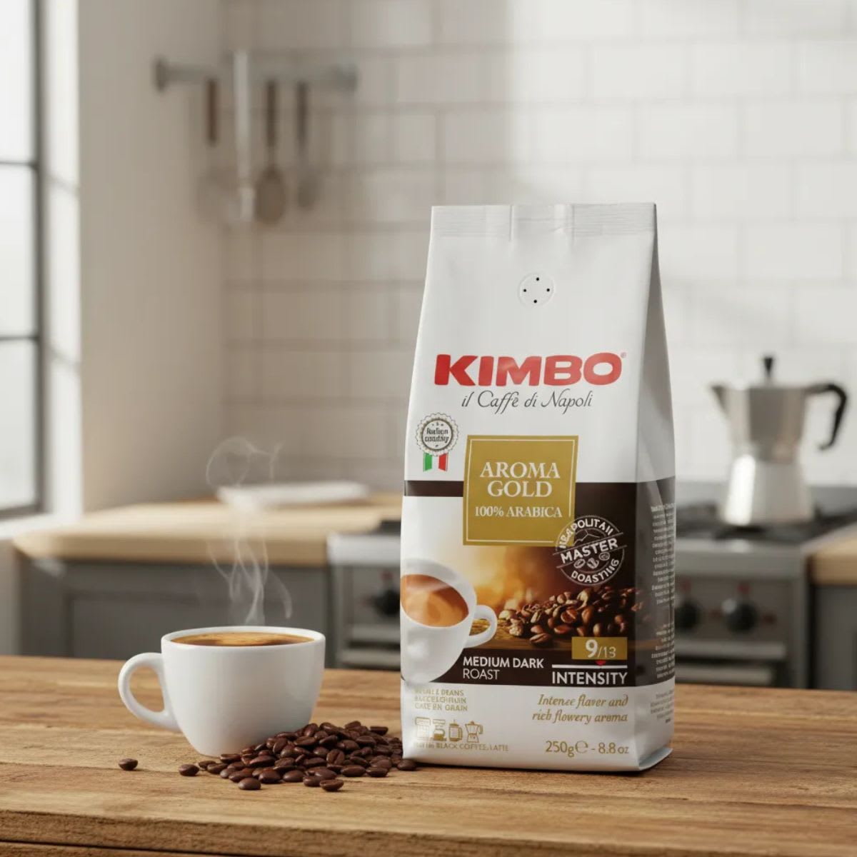 Kimbo Café en Grano Aroma Gold en Grano 250 g3