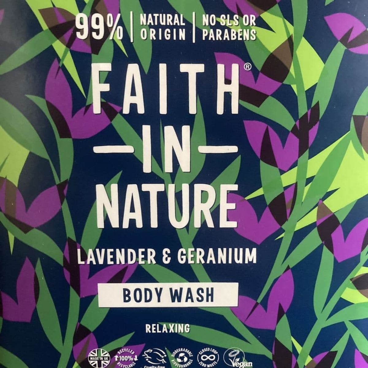 Faith In Nature Gel de Ducha Lavanda y Geranio4