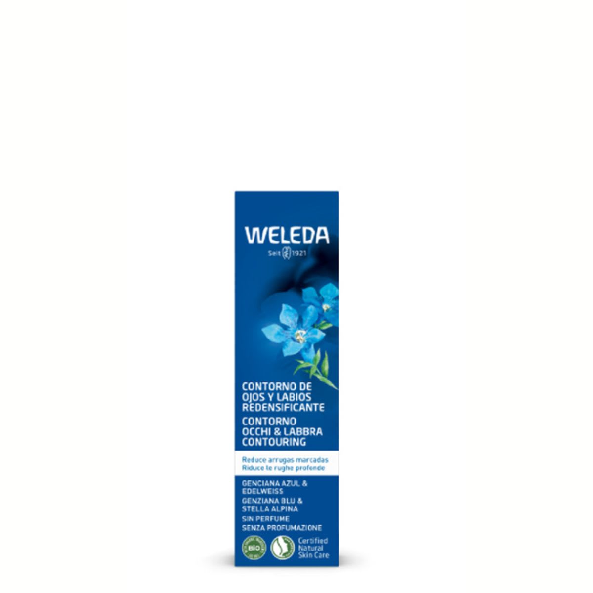 Weleda Genciana Azul y Edelweiss Contorno de Ojos y Labios Redensificante Facial +504