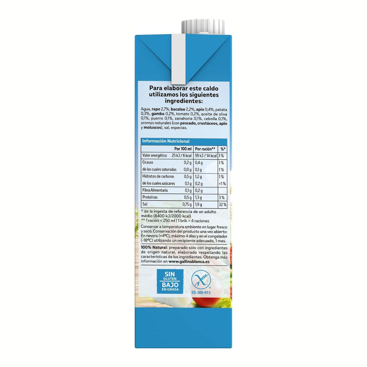 Gallina Blanca Caldo Casero de Pescado 1 L4