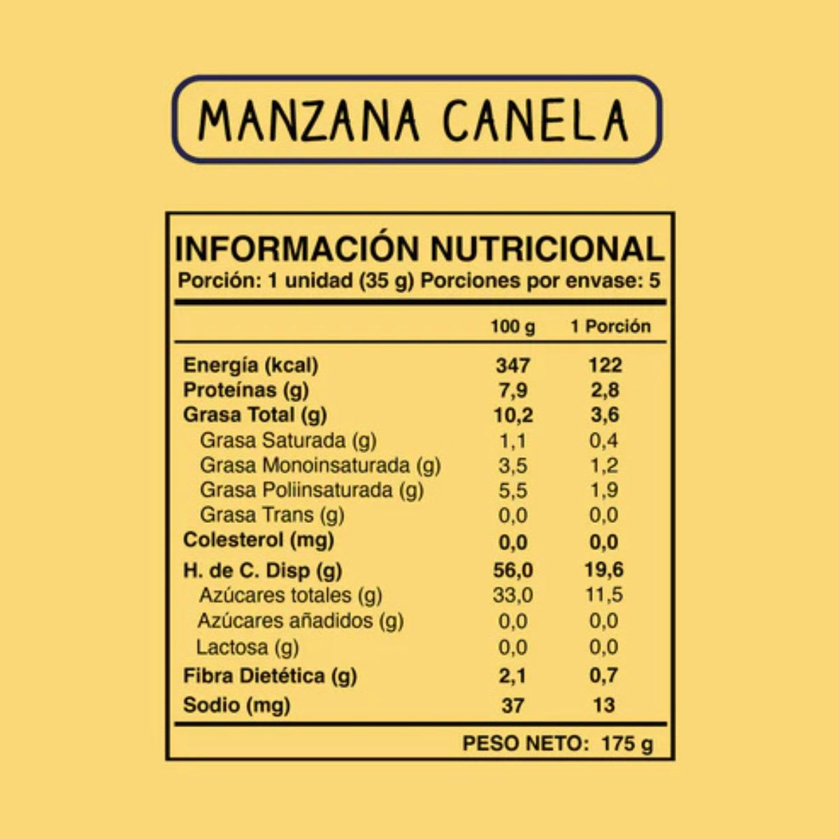 Wild Soul Barrita Manzana Canela 35 g X 5 UN4