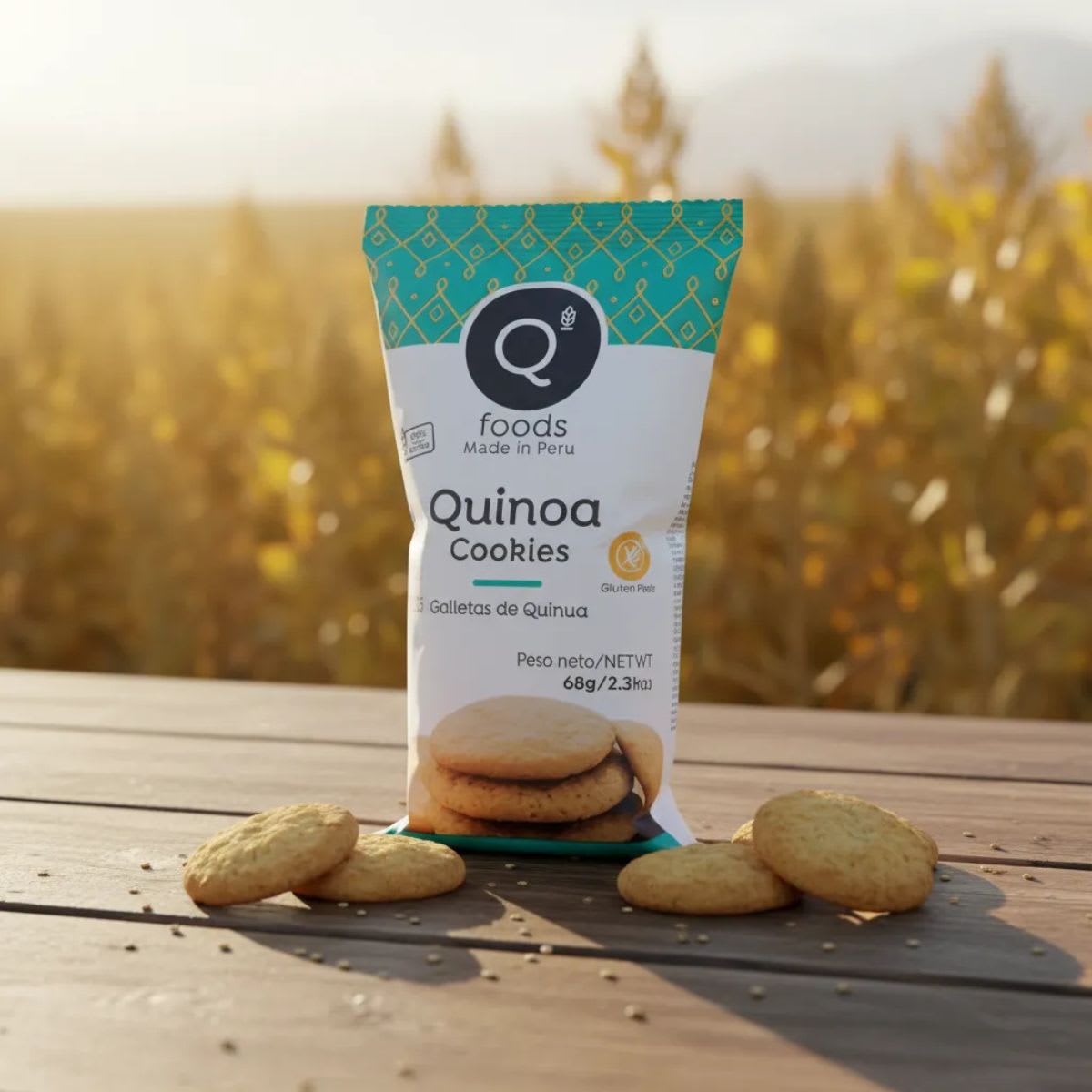 Q Foods Galletas de Quinoa 68g4