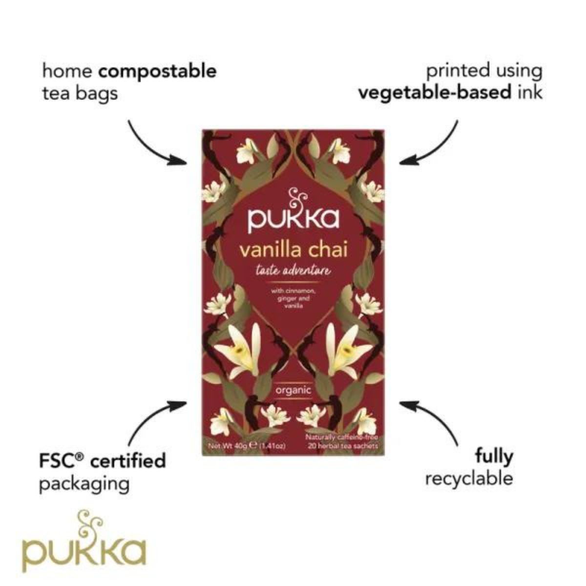 Pukka Vanilla Chai 20 Bolsitas X 4 UN3