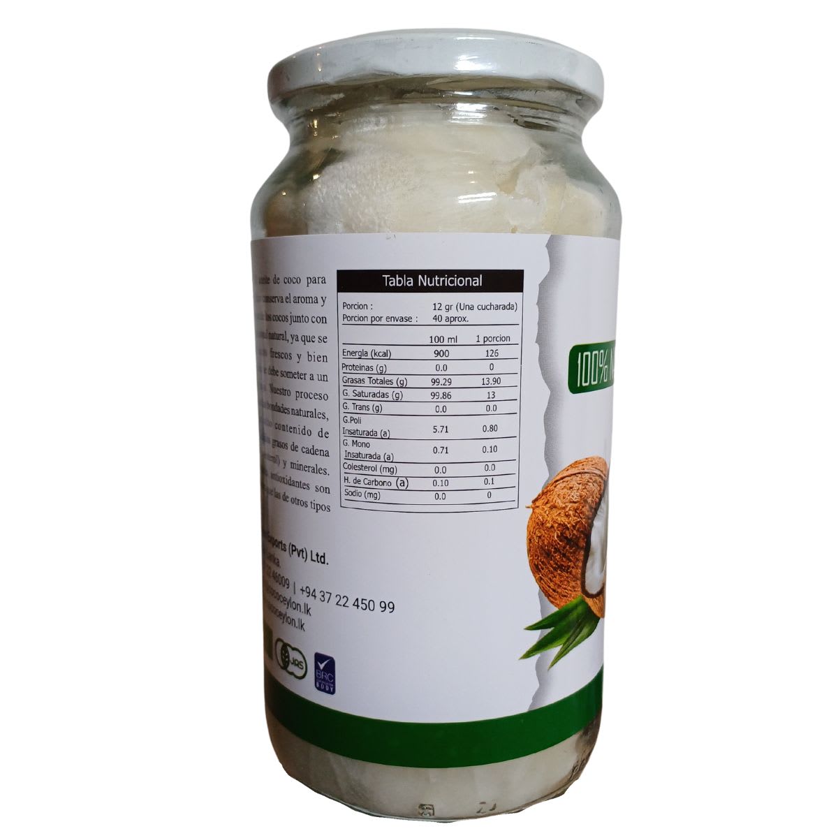Cocoma Aceite de Coco Organico Extra Virgen5
