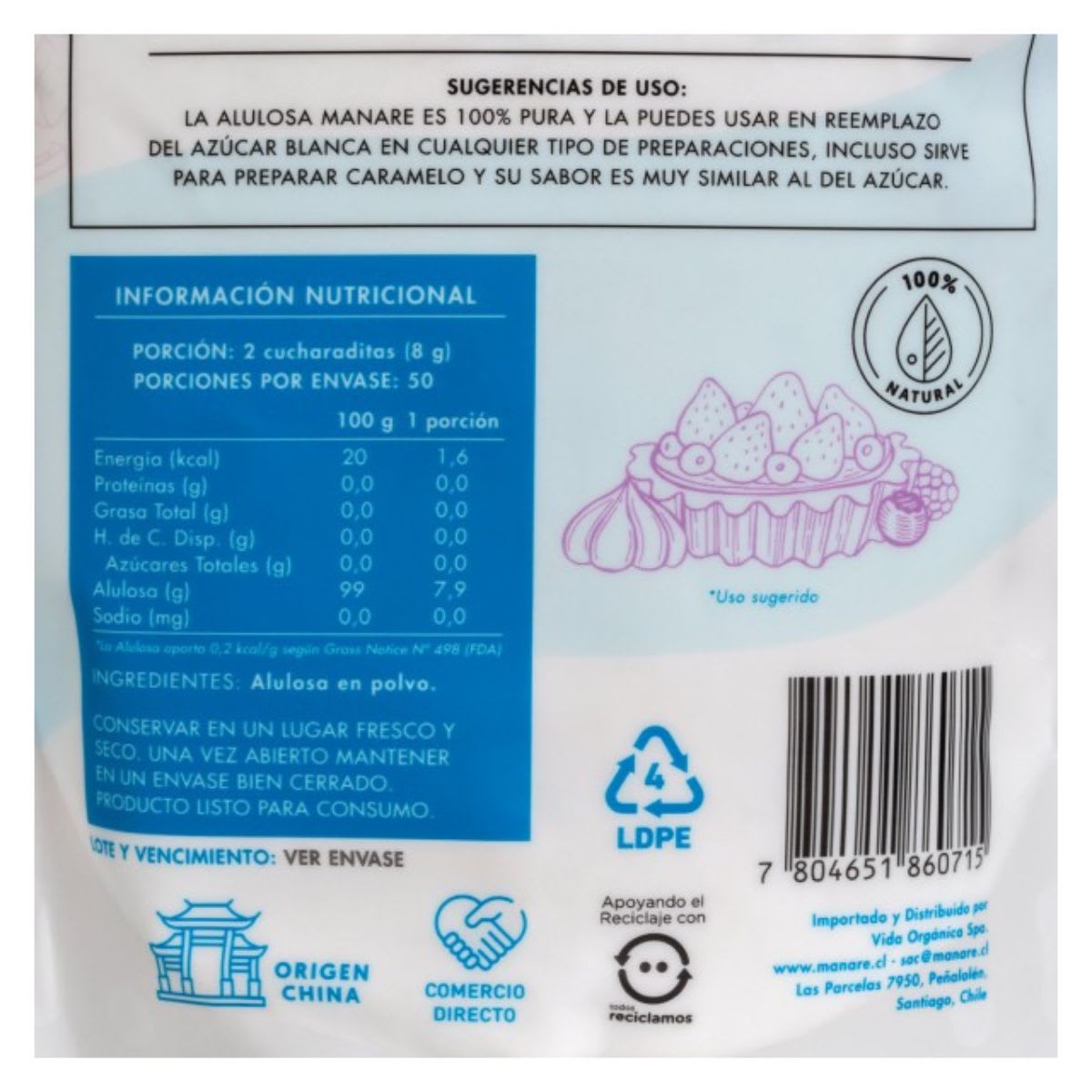 Manare Alulosa 400g3