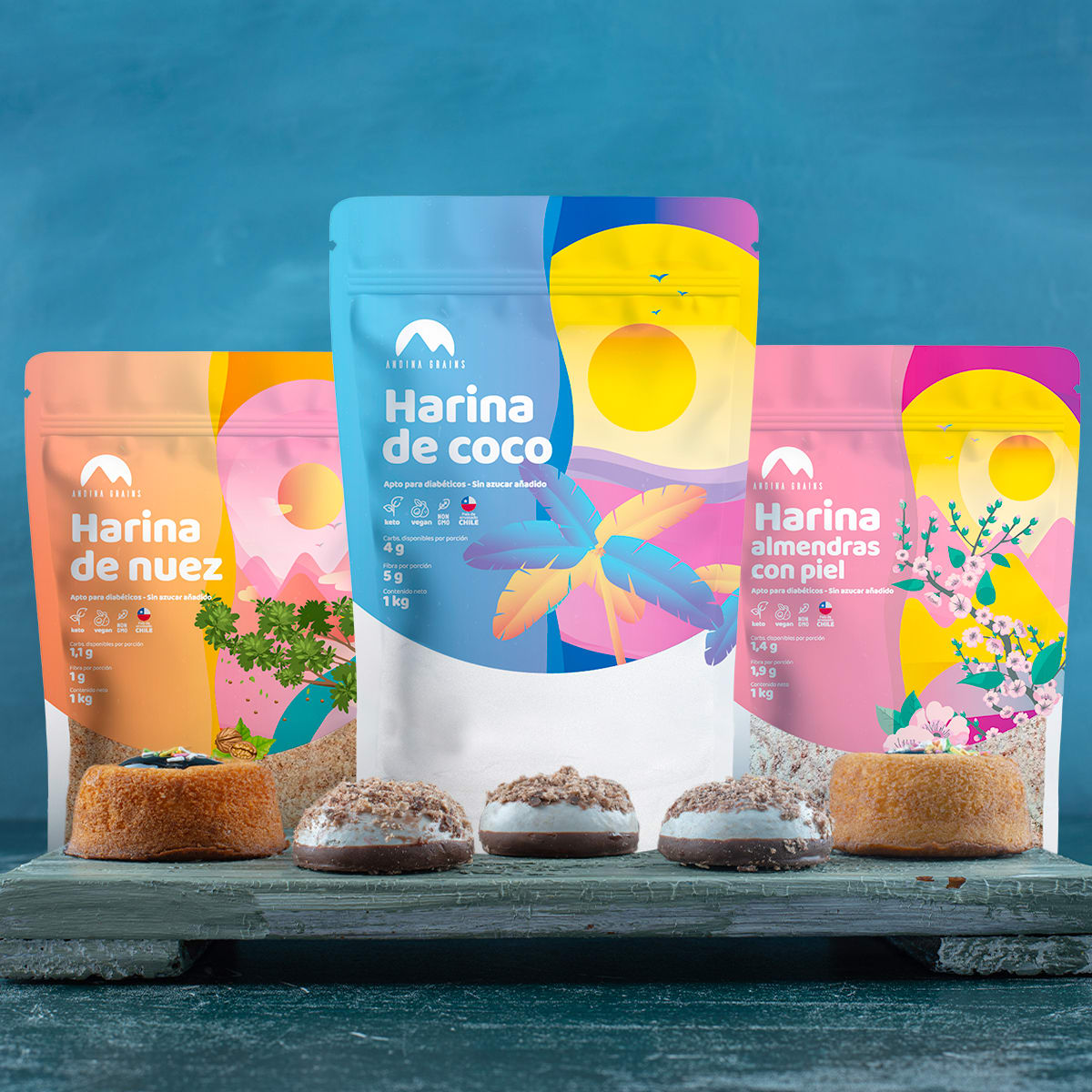 Pack Keto - Harina de Almendra + Harina de Coco + Harina de Nuez 3 Kg5