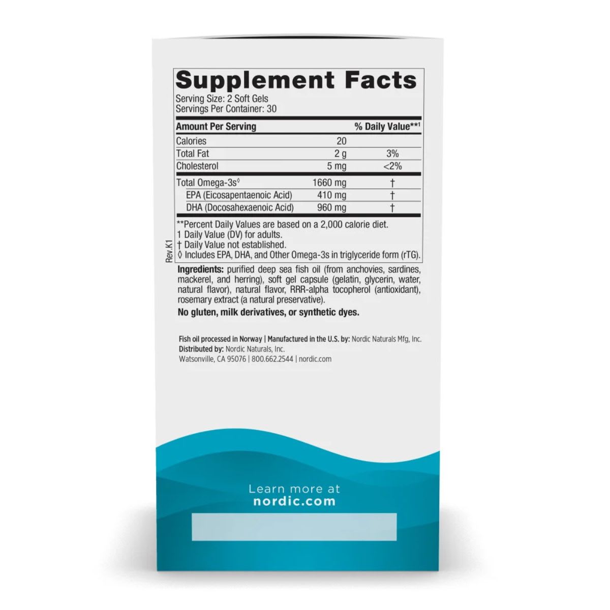 Nordic Naturals DHA XTRA 1660 mg 60 softgel4