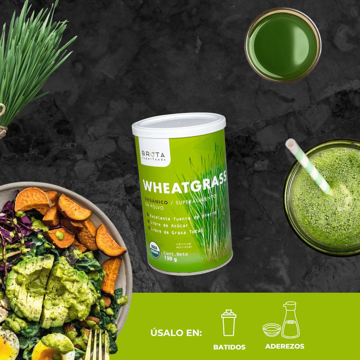Brota Wheatgrass Organico Cleanse4