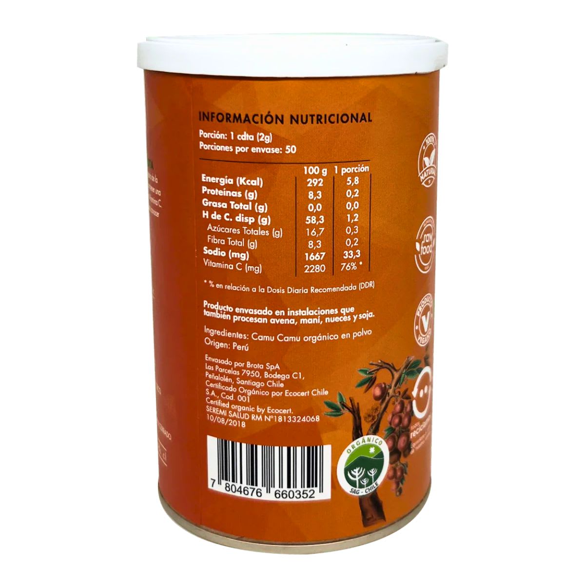 Brota Camu Camu Organico Defense4