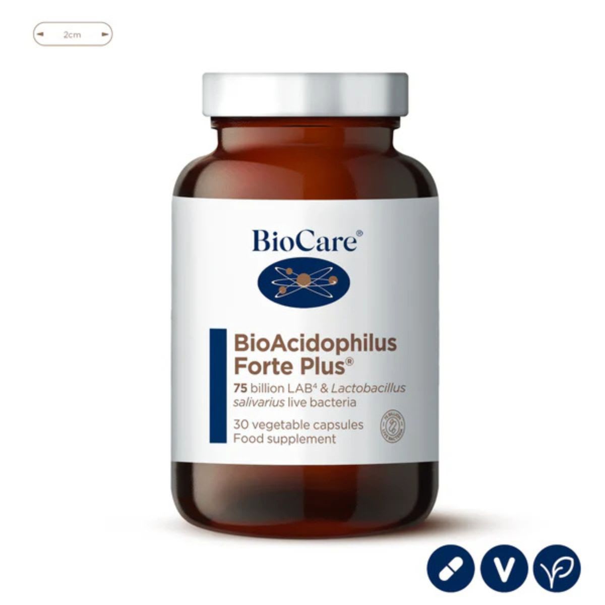Biocare Probiotico BioAcidophilus Forte Plus 75 billones UFC5