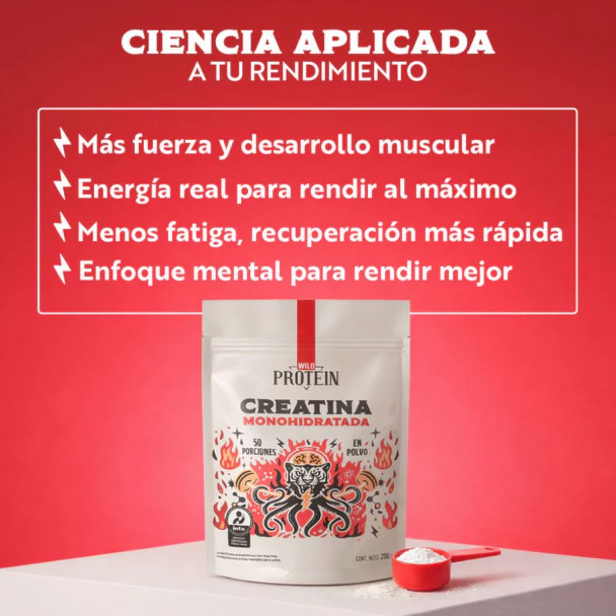 Wild Foods Creatina en polvo6