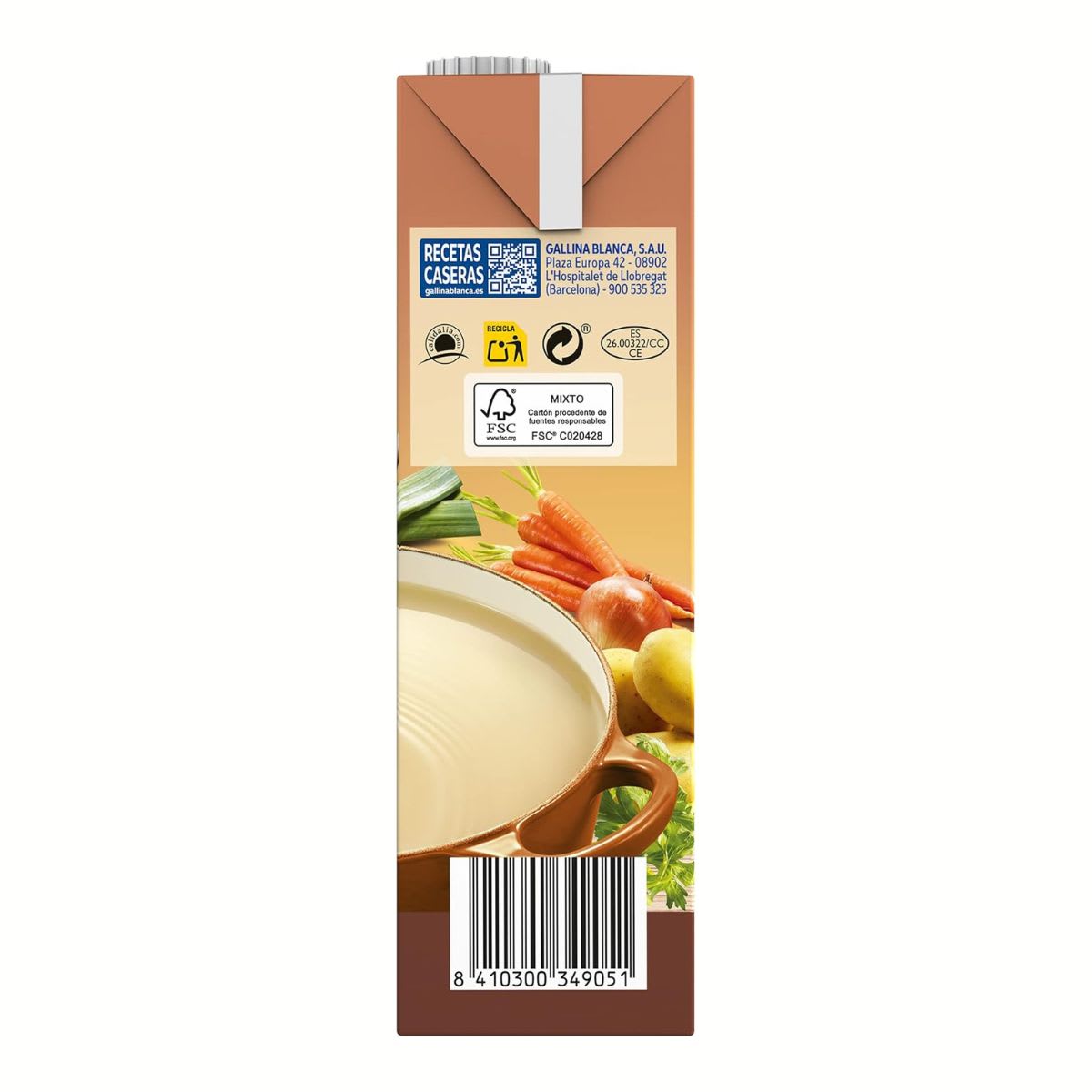 Gallina Blanca Caldo Casero de Pollo5