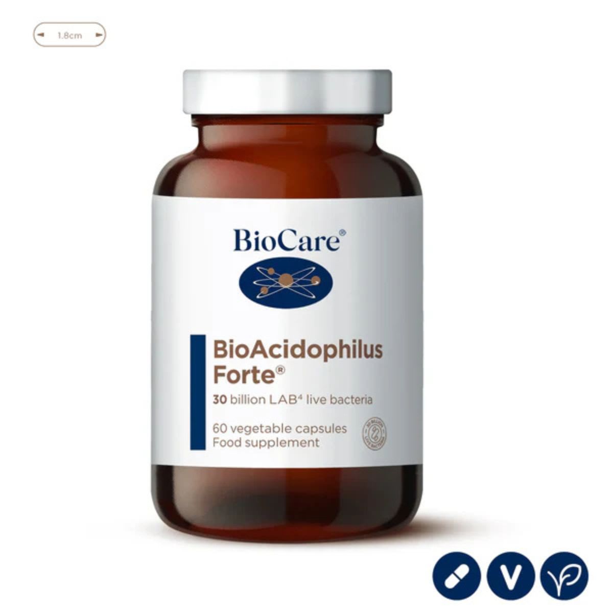 Biocare Probiotico BioAcidophilus Forte 30 billones UFC5