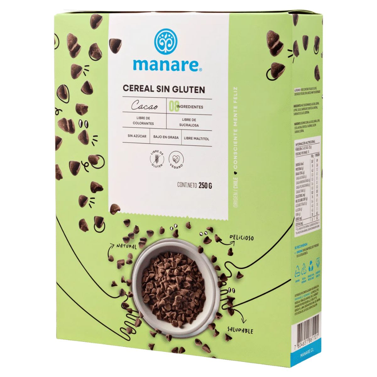 Manare Cereal Cacao Sin Gluten5