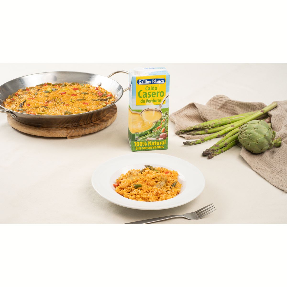 Gallina Blanca Caldo Casero de Verdura 1 L5