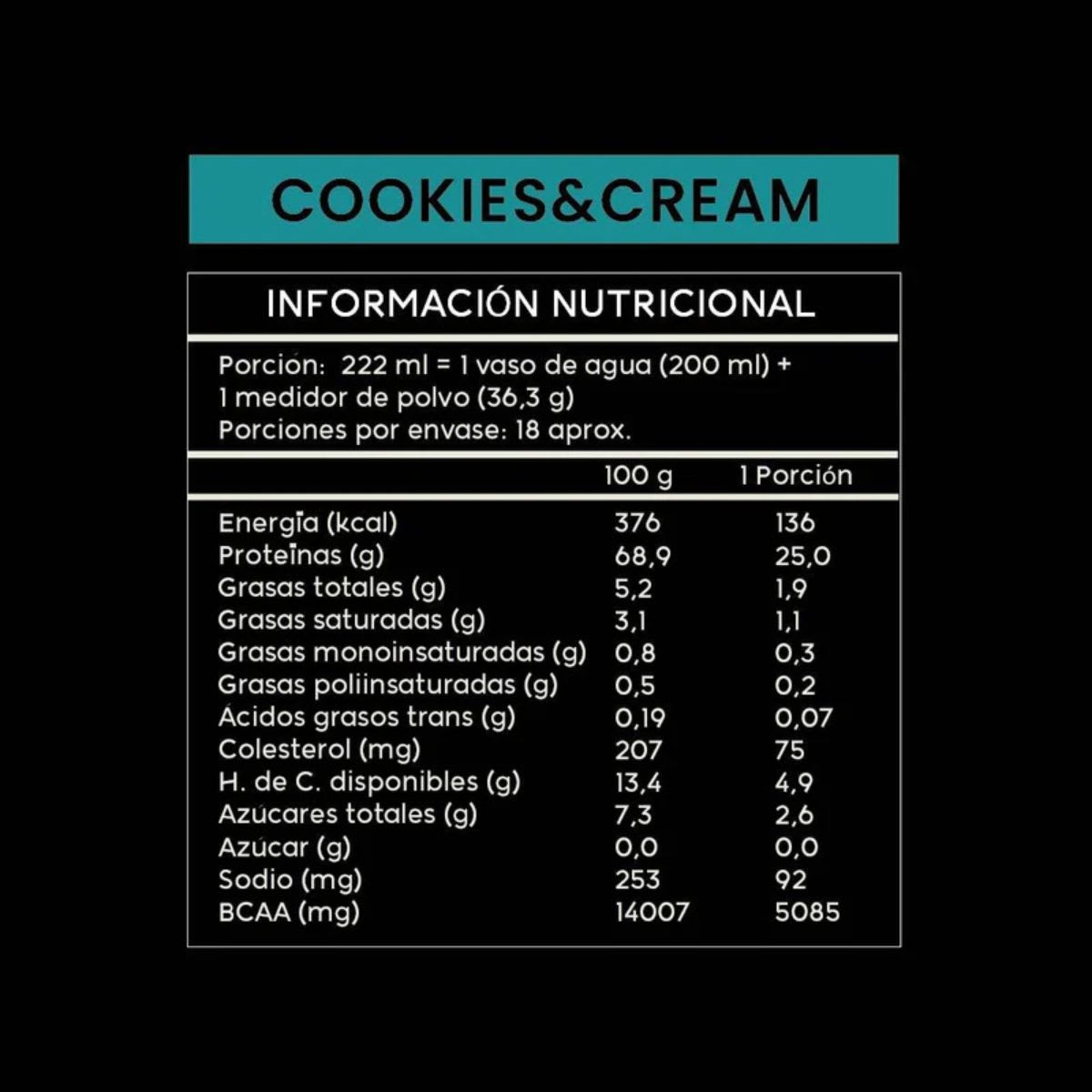 Wild Protein Whey Protein Sabor Cookies & Cream 25g Proteina6