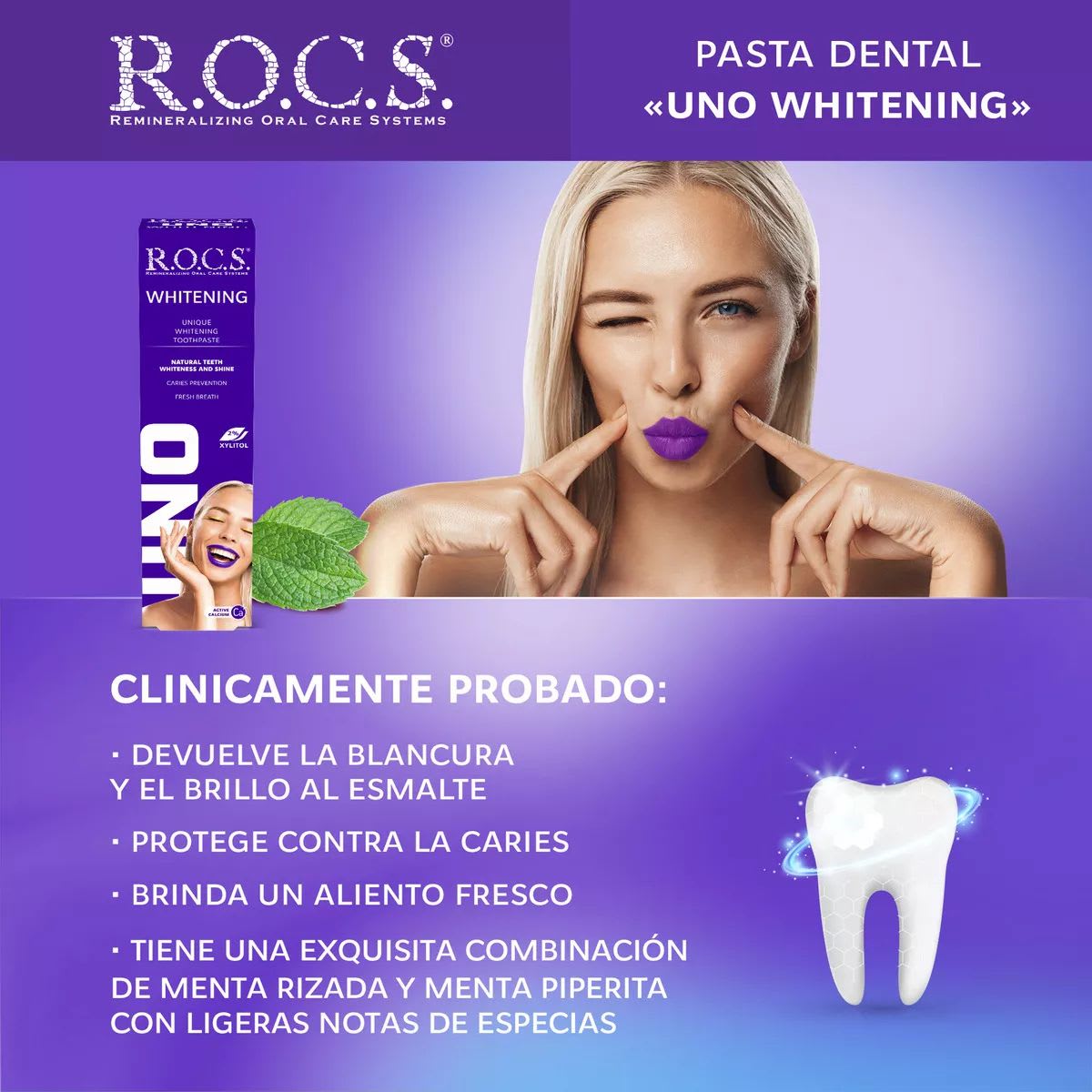 ROCS Pasta Dental UNO Whitening6