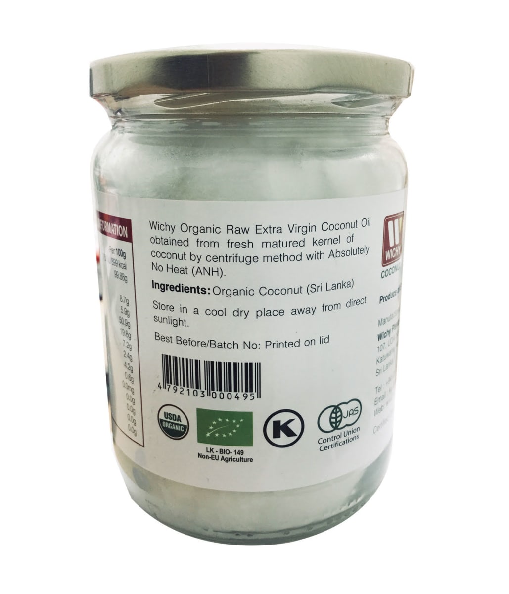 Caja Aceite de Coco Wichy 500ml x 12UN1