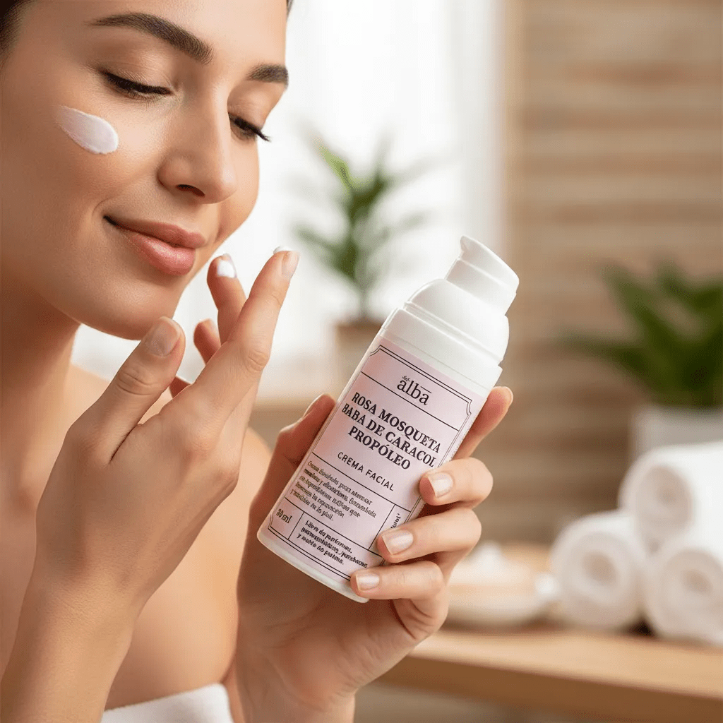 Apicola del Alba Crema Facial Caracol Propoleo Rosa Mosqueta2