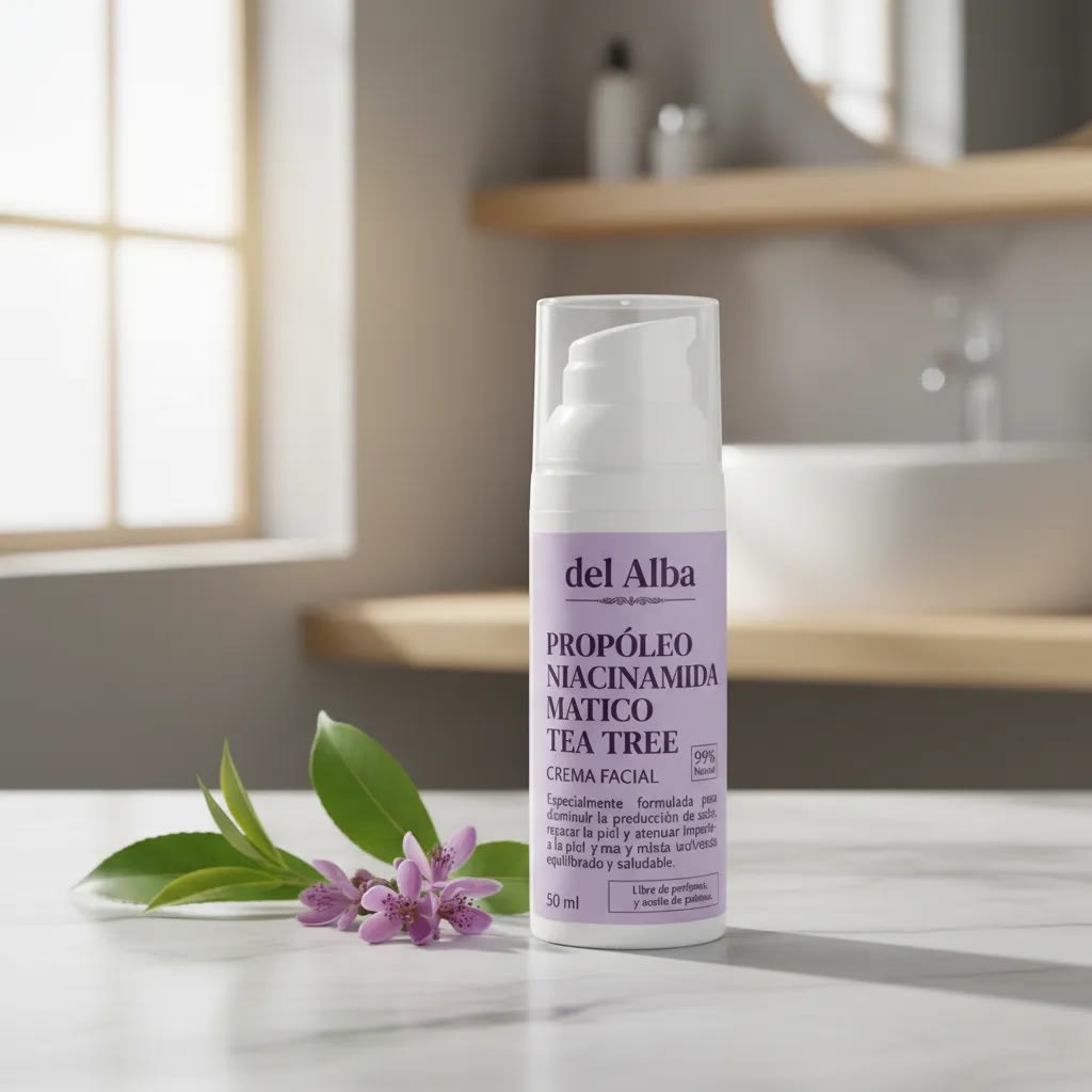 Apicola del Alba Crema Propoleo Matico Niacinamida Tea Tree2