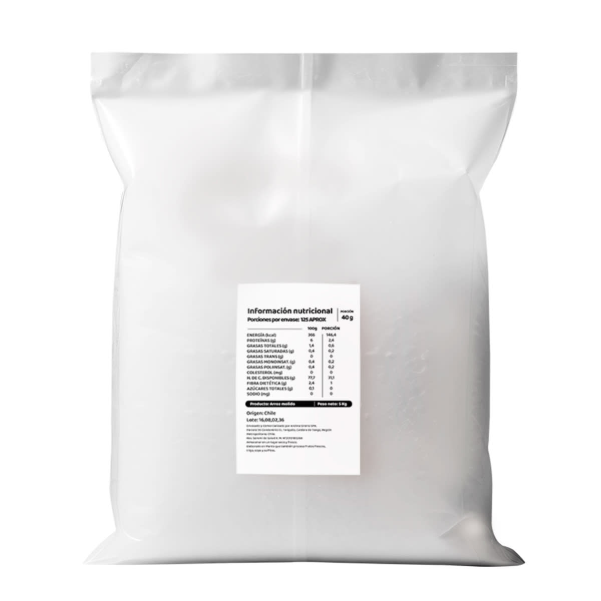 Harina De Arroz Bolsa 5 Kg3