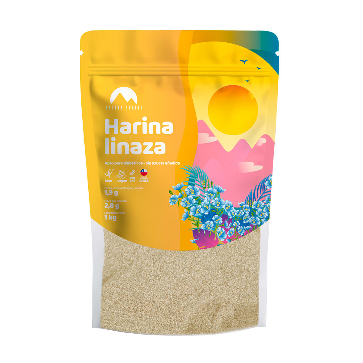 Harina De Linaza 1 Kg Andina Grains1