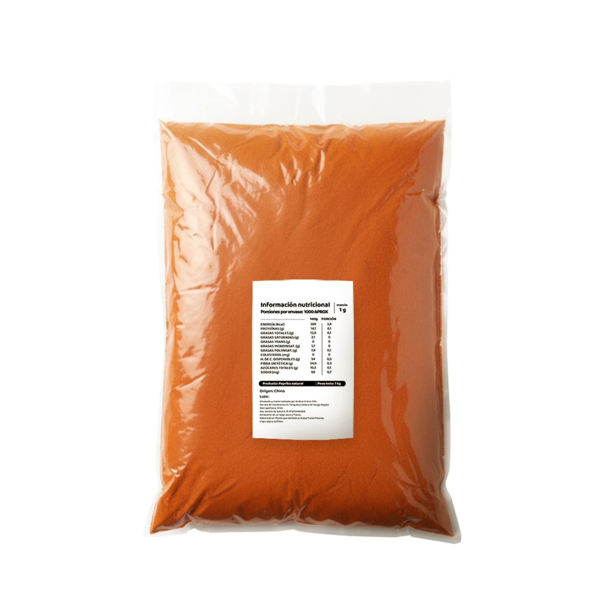 Paprika Dulce Premium 5 Kg Andina Grains2