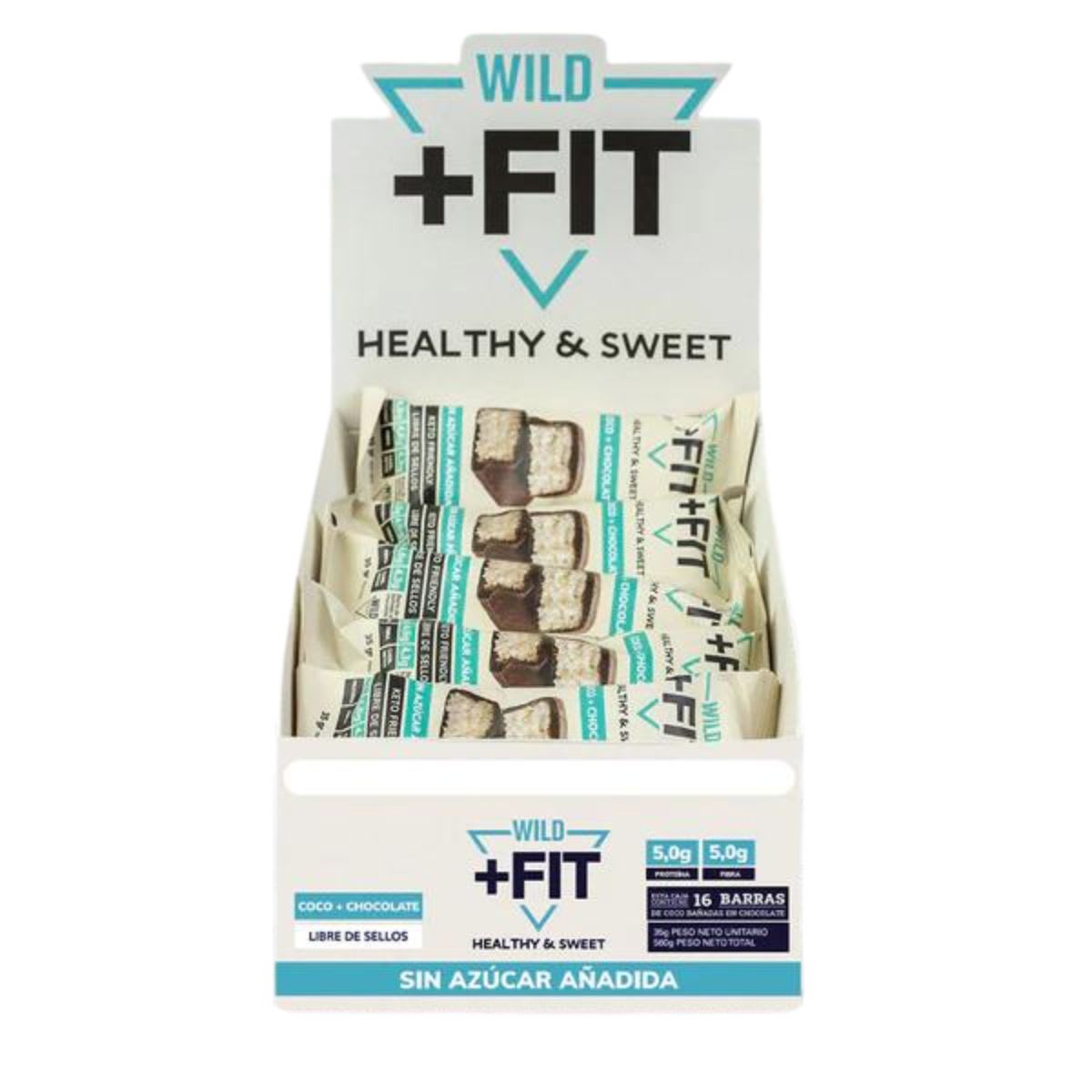Caja Wild Fit Barras Coco 35 g X 16 UN1