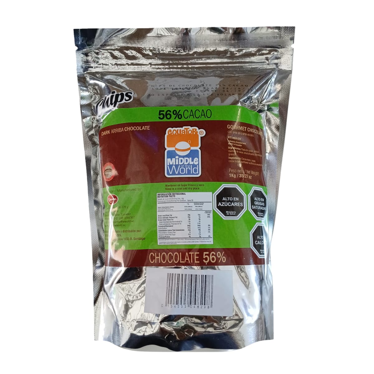 Chips de Chocolate 56% Cacao7