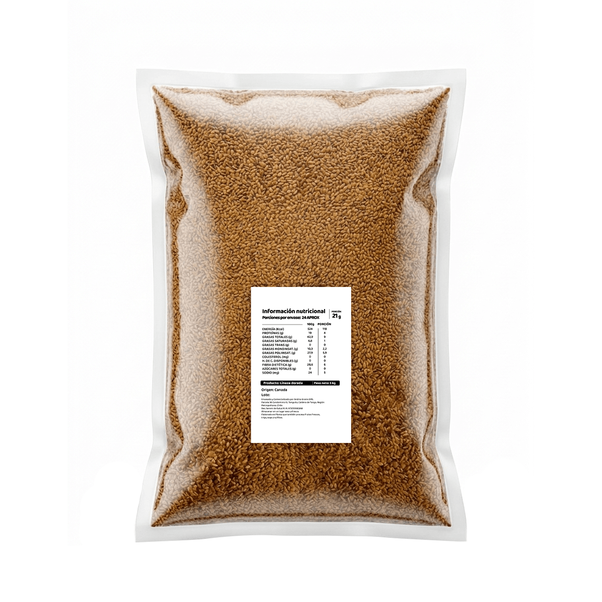 Linaza Dorada Granel 5 Kg1