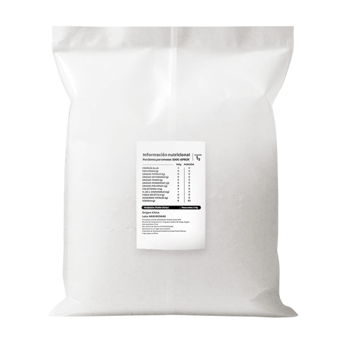 Acido Citrico Anhidro Grado Alimenticio6