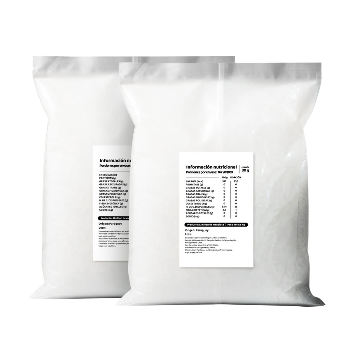 Almidon De Mandioca (tapioca) Caja De 10 Kg Por Mayor1